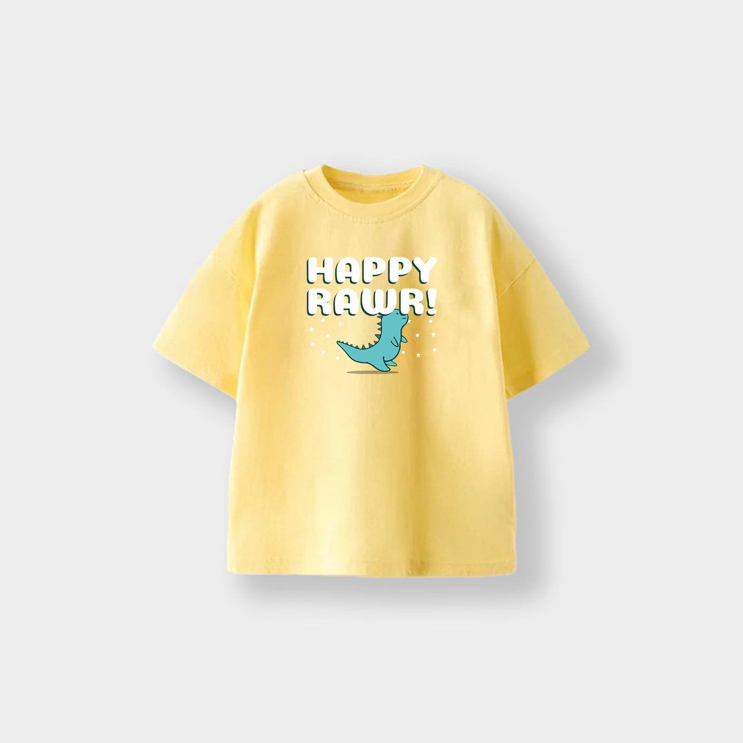 Happy Rawr Kids T-Shirt (0-6 Year)