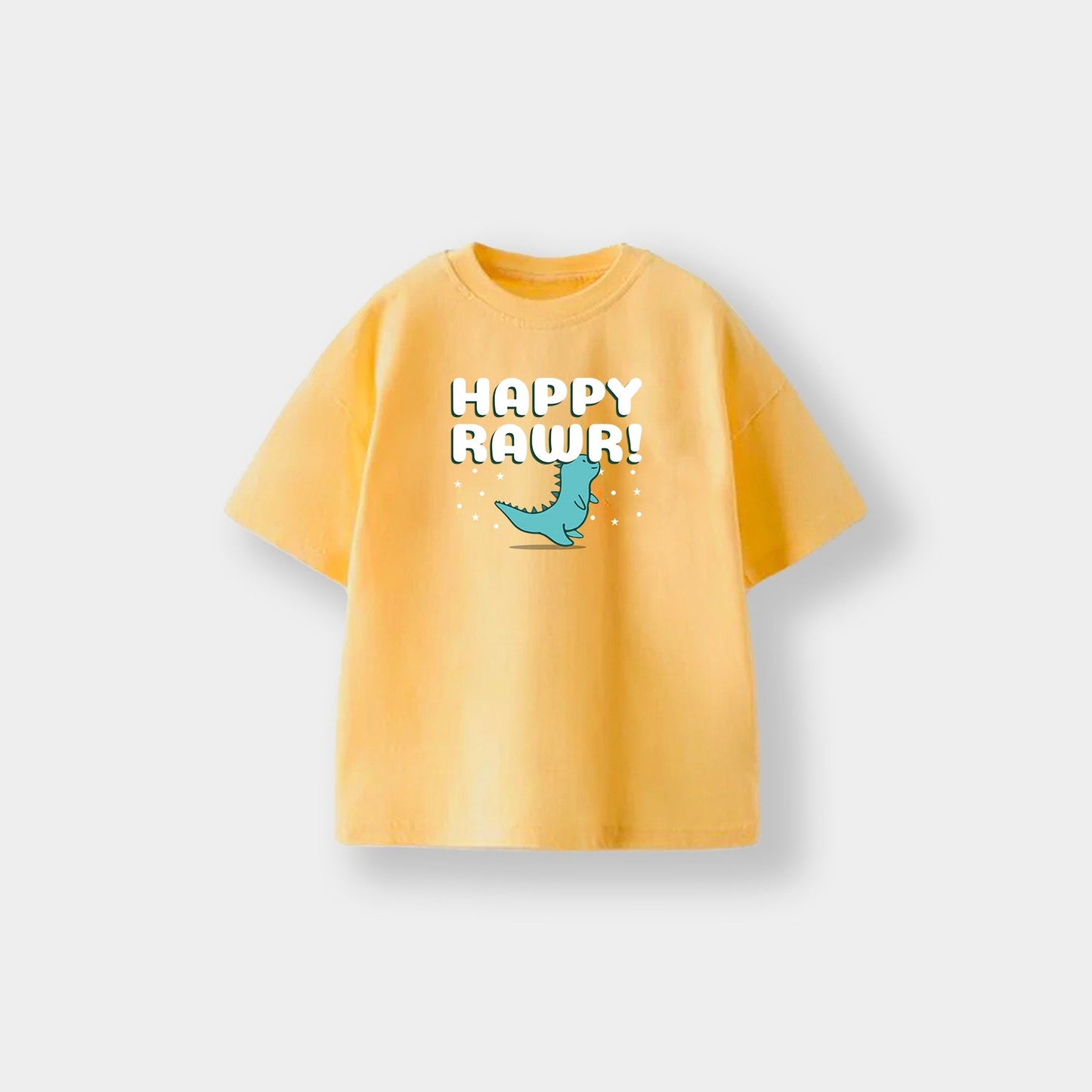 Happy Rawr Kids T-Shirt (0-6 Year)