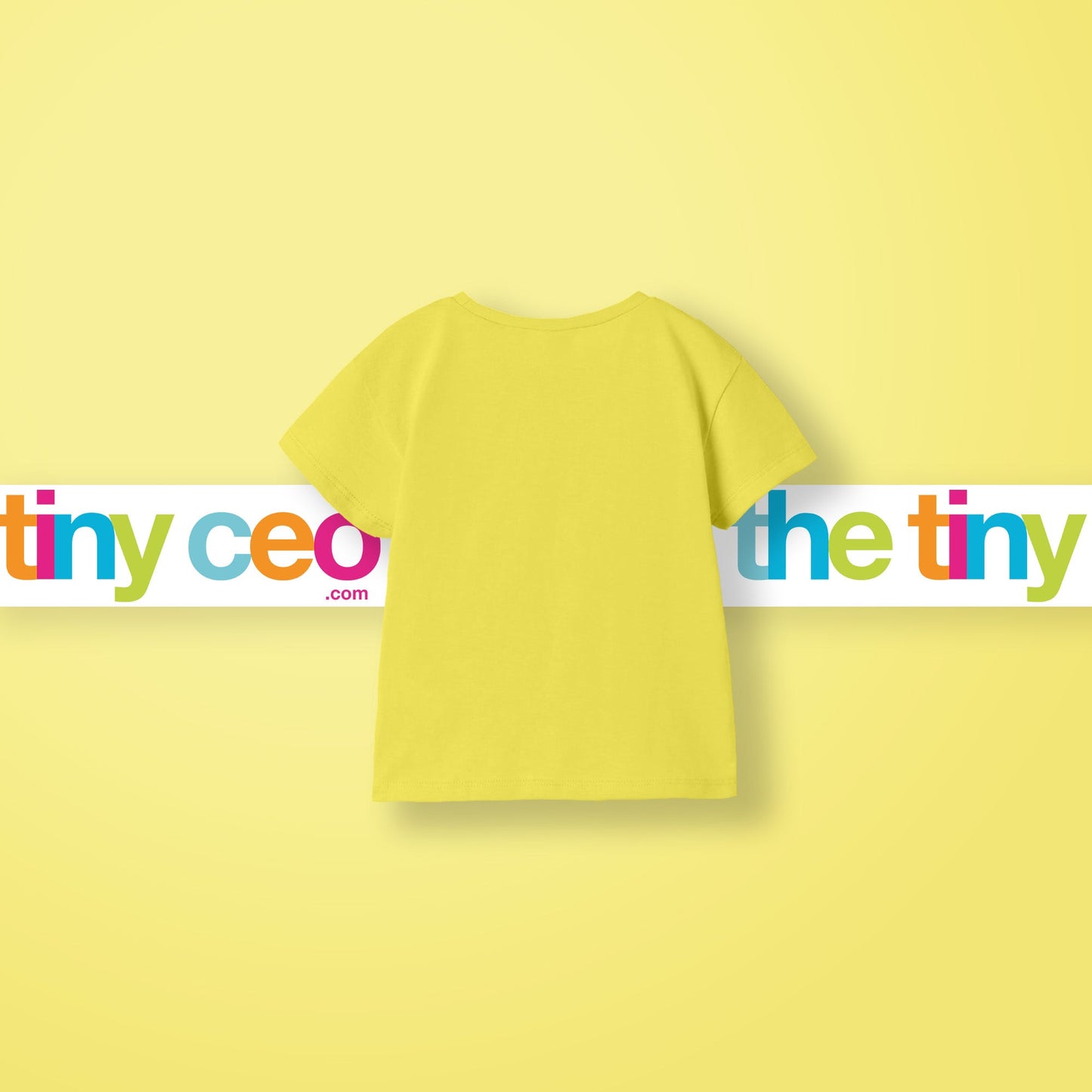 Basic Cotton T-Shirt (Lemon Yellow)