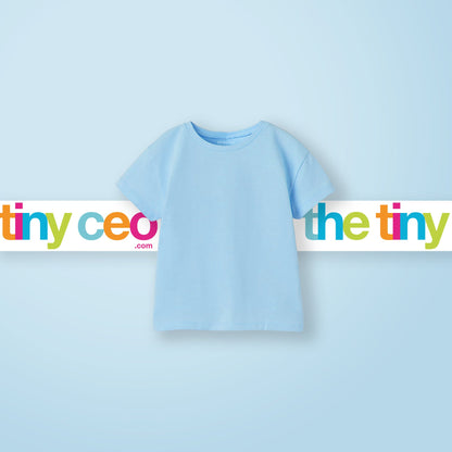 Basic Cotton T-Shirt (Sky Blue)
