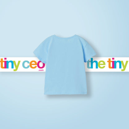 Basic Cotton T-Shirt (Sky Blue)